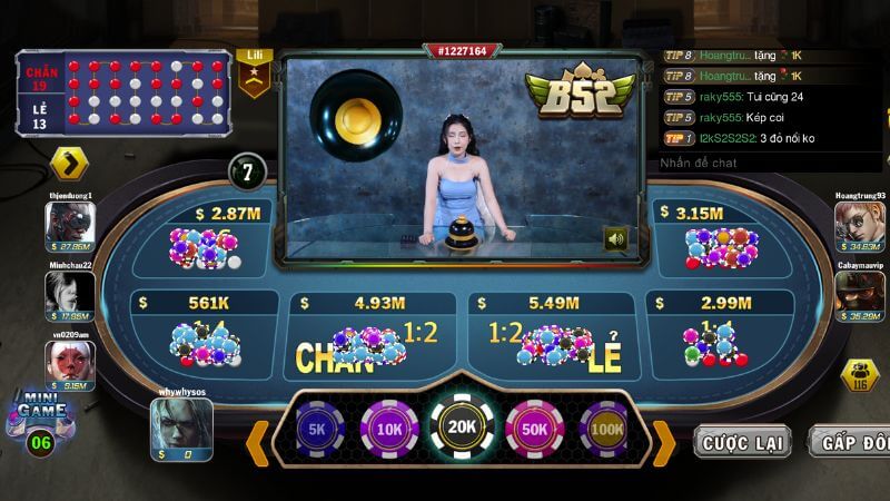 Những trò chơi hấp dẫn tại live casino B52 Club Những trò chơi hấp dẫn tại live casino B52 Club